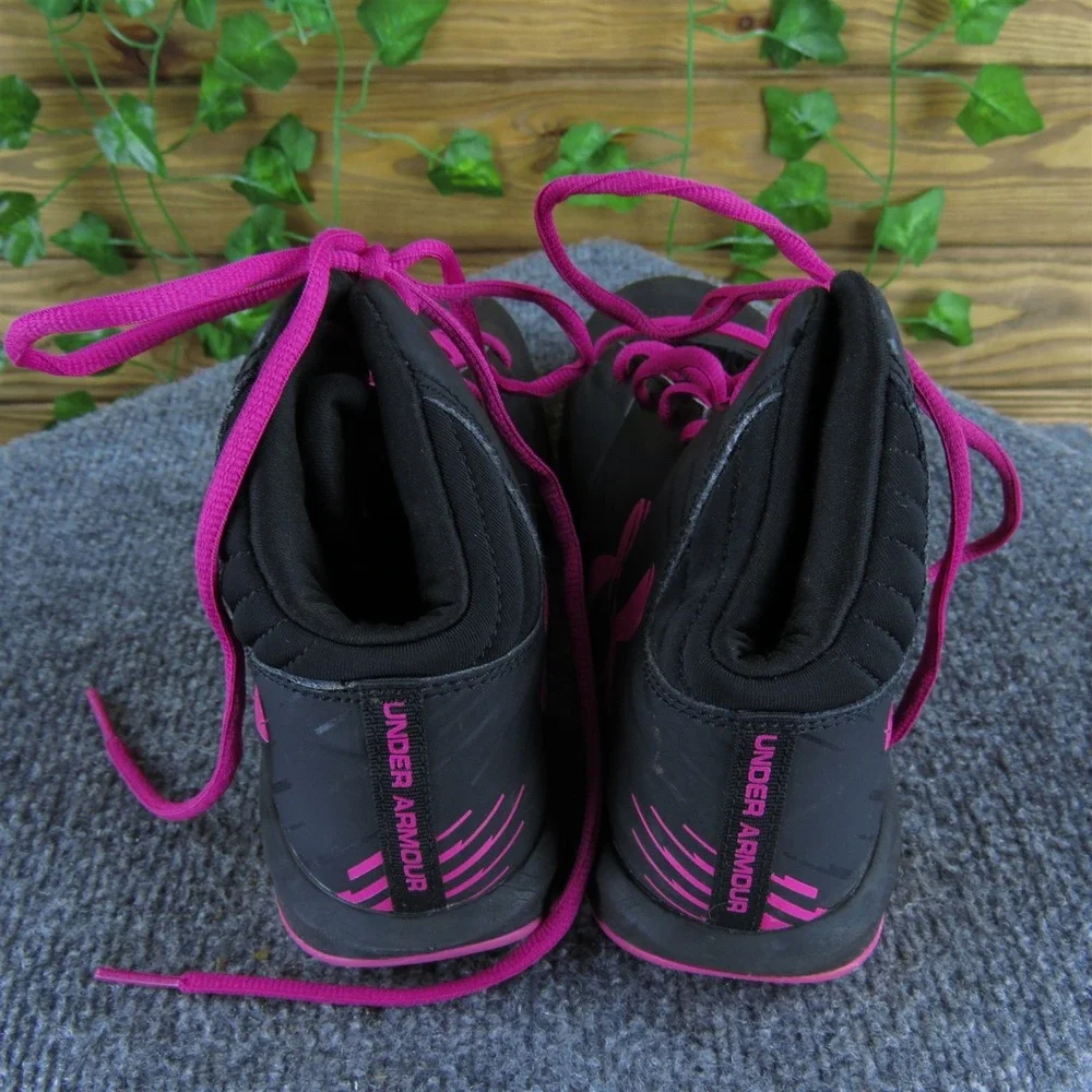 Under Armour Sneaker Jet Basketball Boys Y 6 Athletic‎ Black Synthetic Lace Up